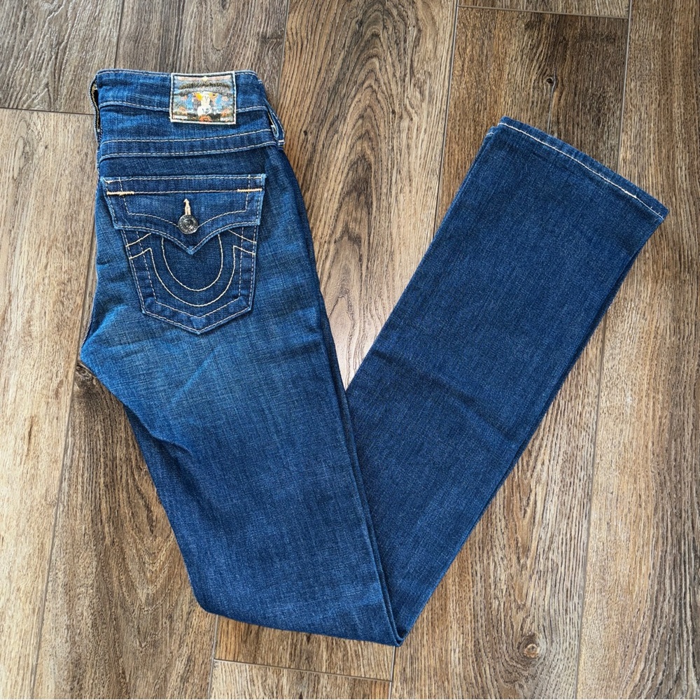 True Religion Women’s Becky Medium Wash Jeans Waist 26